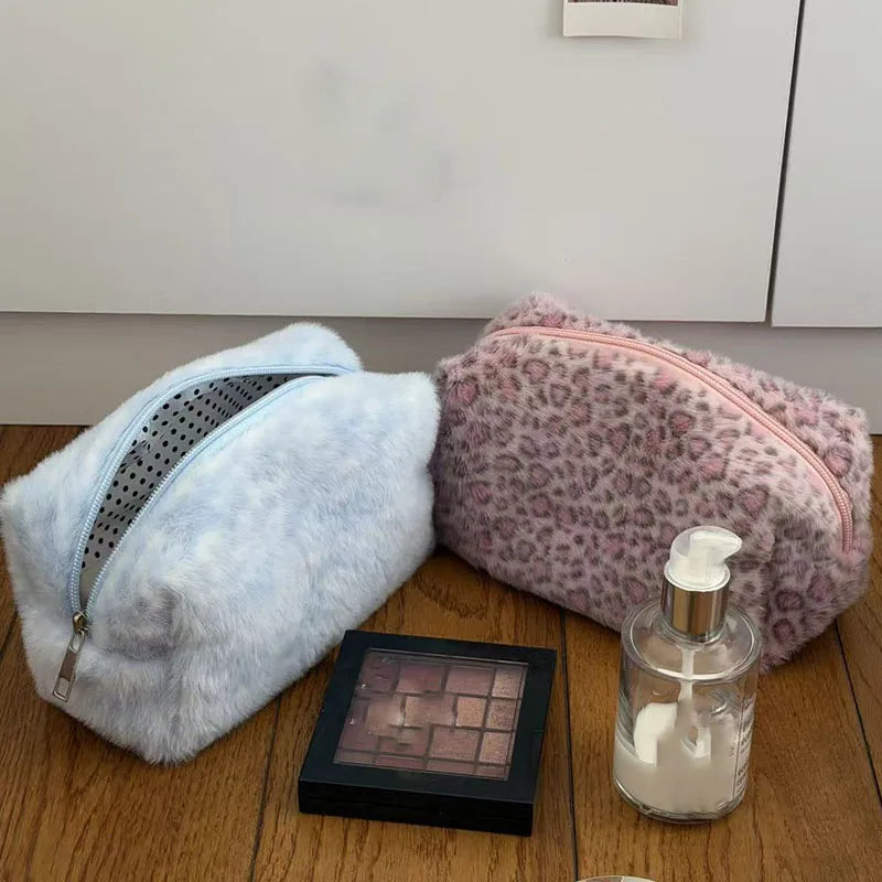 Plush Travel Cosmetic Bag