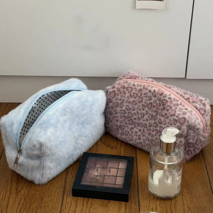 Plush Travel Cosmetic Bag